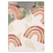 Boho Rainbow Klemmbrett (Vorderseite)