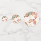 Boho Rainbow Konfetti (Vorderseiten)