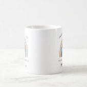 Boho Rainbow Lehrer Wertschätzung Name Tasse Gesch (Mittel)