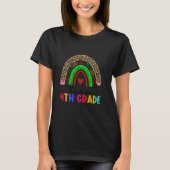 Boho Rainbow Leopard 4. T-Shirt (Vorderseite)