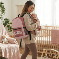 Boho Rainbow Liebe Foto Backpack