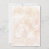 Boho Rainbow Magie Goldsterne Staub Danke Einladung (Rückseite)