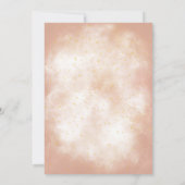 Boho Rainbow Magie Goldsterne Staub Danke Einladung (Rückseite)