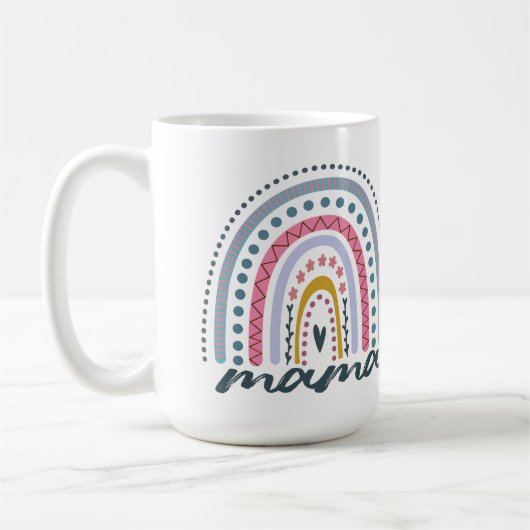 Boho Rainbow Mama Kaffeetasse (Links)