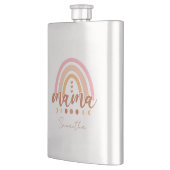 Boho Rainbow Mama mit Mondphasen Flachmann (Links)