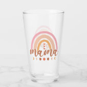 Boho Rainbow Mama mit Mondphasen Glas (Rückseite)
