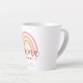 Boho Rainbow Mama mit Mondphasen Milchtasse (Rechte Ecke)