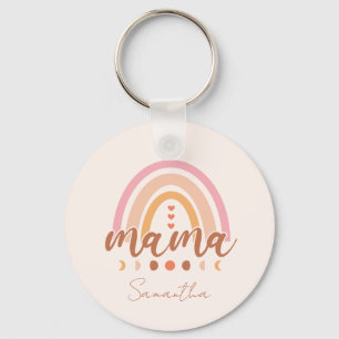 Boho Rainbow Mama Schlüsselanhänger