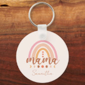 Boho Rainbow Mama Schlüsselanhänger (Rückseite)