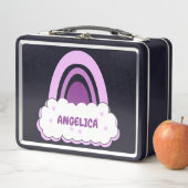 Boho Rainbow mit Cloud and Stars Metal Lunch Box (Beispiel)