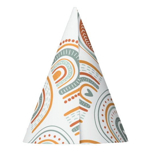 Boho Rainbow MR Onederful Partyhütchen (Rückseite)