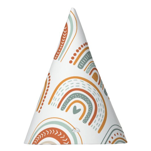 Boho Rainbow MR Onederful Partyhütchen (Rechts)