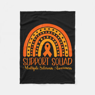 Boho Rainbow Multiple Sclerosis Support Squad  Fleecedecke