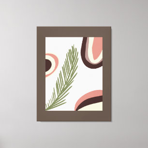 Boho Rainbow Natural Painting Canvas Print Leinwanddruck