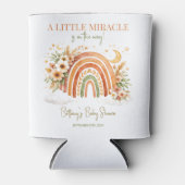 Boho Rainbow Neutral Baby Shower  Dosenkühler (Vorderseite)