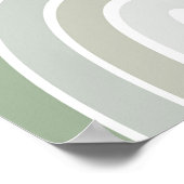 Boho Rainbow-Neutrales Kinderzimmer Poster (Ecke)