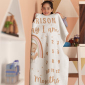 Boho Rainbow Niedlich Baby Foto Stroller Personali Fleecedecke