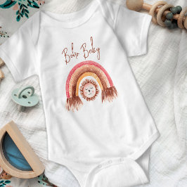 Boho Rainbow Niedlich Lion Boho Baby Baby Strampler