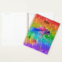 Boho Rainbow Niedlicher Glitzer Girls Unicorn Kind