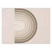 Boho Rainbow Olive Earth Tones Tischdecke (Vorderseite (Horizontal))