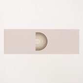 Boho Rainbow Olive Earth Tones Yogamatte (Vorderseite (Horizontal))