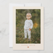 Boho Rainbow One Einladung (Rückseite)