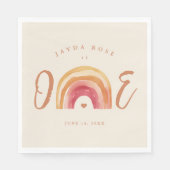 Boho Rainbow One Serviette (Vorderseite)