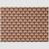 Boho Rainbow Orange und Brown Seidenpapier (Vorderseite)