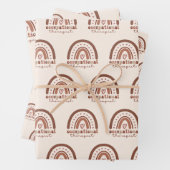Boho Rainbow OT Arbeitstherapeut Geschenkpapier Set (Beispiel)