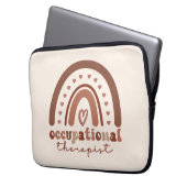 Boho Rainbow OT Arbeitstherapeut Laptopschutzhülle (Vorderseite Links)