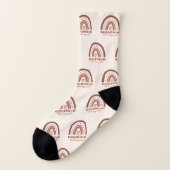 Boho Rainbow OT Arbeitstherapeut Socken (Links - Außen)