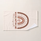 Boho Rainbow OT Berufs-Therapeut Geschenke Handtuch (Handtuch)