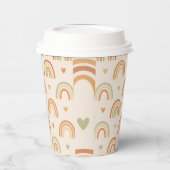 Boho Rainbow Paper Cup Pappbecher (Links)