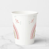 Boho Rainbow Party Cups Pappbecher (Rechts)