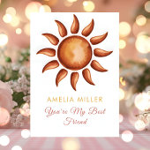 Boho Rainbow Party Karte