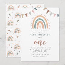Boho Rainbow Pastel Fiesta