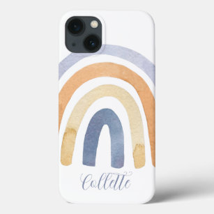 Boho Rainbow Pastel Personalisiert Case-Mate iPhone Hülle