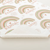 Boho Rainbow Pattern Auto Arrange Individuelle Nam Sherpadecke (3/4)