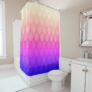 Boho Rainbow Pattern Duschvorhang