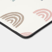 Boho Rainbow Pattern Teacher Name Desk Mat Schreibtischunterlage (Ecke)