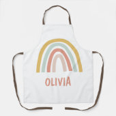 Boho Rainbow Personalisiert Schürze (Vorderseite)