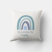 Boho Rainbow Personalisiert Throw Kissen (Rückseite)