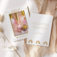 Boho Rainbow Pink Gold Foto