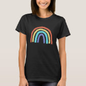 Boho Rainbow Pride LBGTQIA Pocket T-Shirt (Vorderseite)