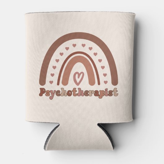 Boho Rainbow Psychotherapeut Dosenkühler (Vorderseite)