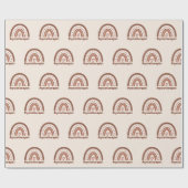 Boho Rainbow Psychotherapeut Geschenkpapier (Flach)