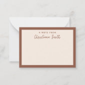 Boho Rainbow Psychotherapeut Mitteilungskarte (Rückseite)