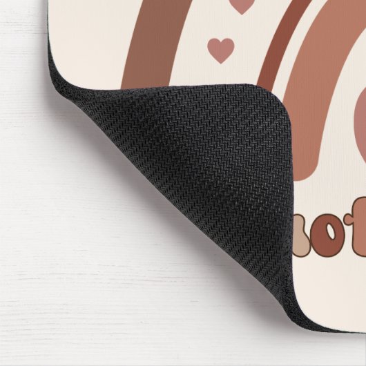 Boho Rainbow Psychotherapeut Mousepad (Ecke)