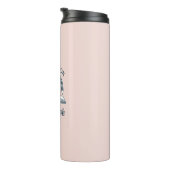 Boho Rainbow Reading Es ist in einem Buch Thermosbecher (Nach rechts gedreht)