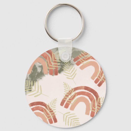 Boho Rainbow Schlüsselanhänger (Vorderseite)